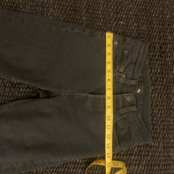 Levi’s high waisted washed black cotton denim a bit strech - Picture 4 of 6